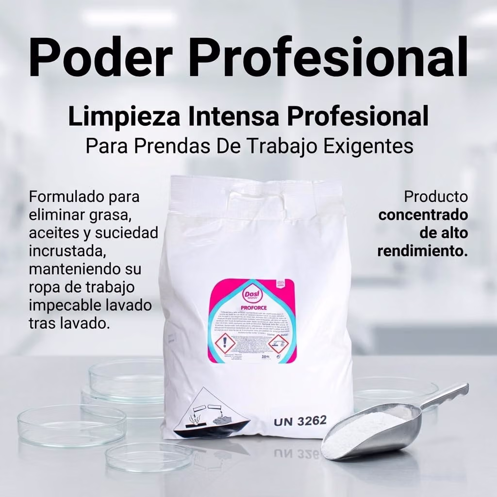 PROFORCE Detergente Profesional 10 kg – 400 lavados - Imagen 2