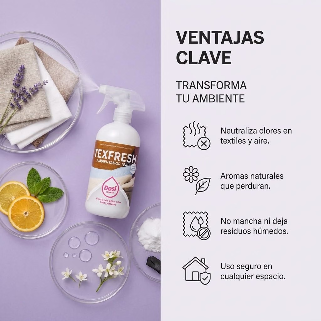 Ambientador textil para ropa Texfresh 1 KG