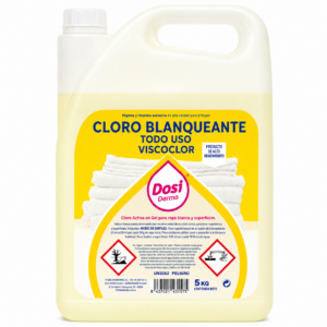 Blanqueante de ropa clorado Viscocloro 5 KG