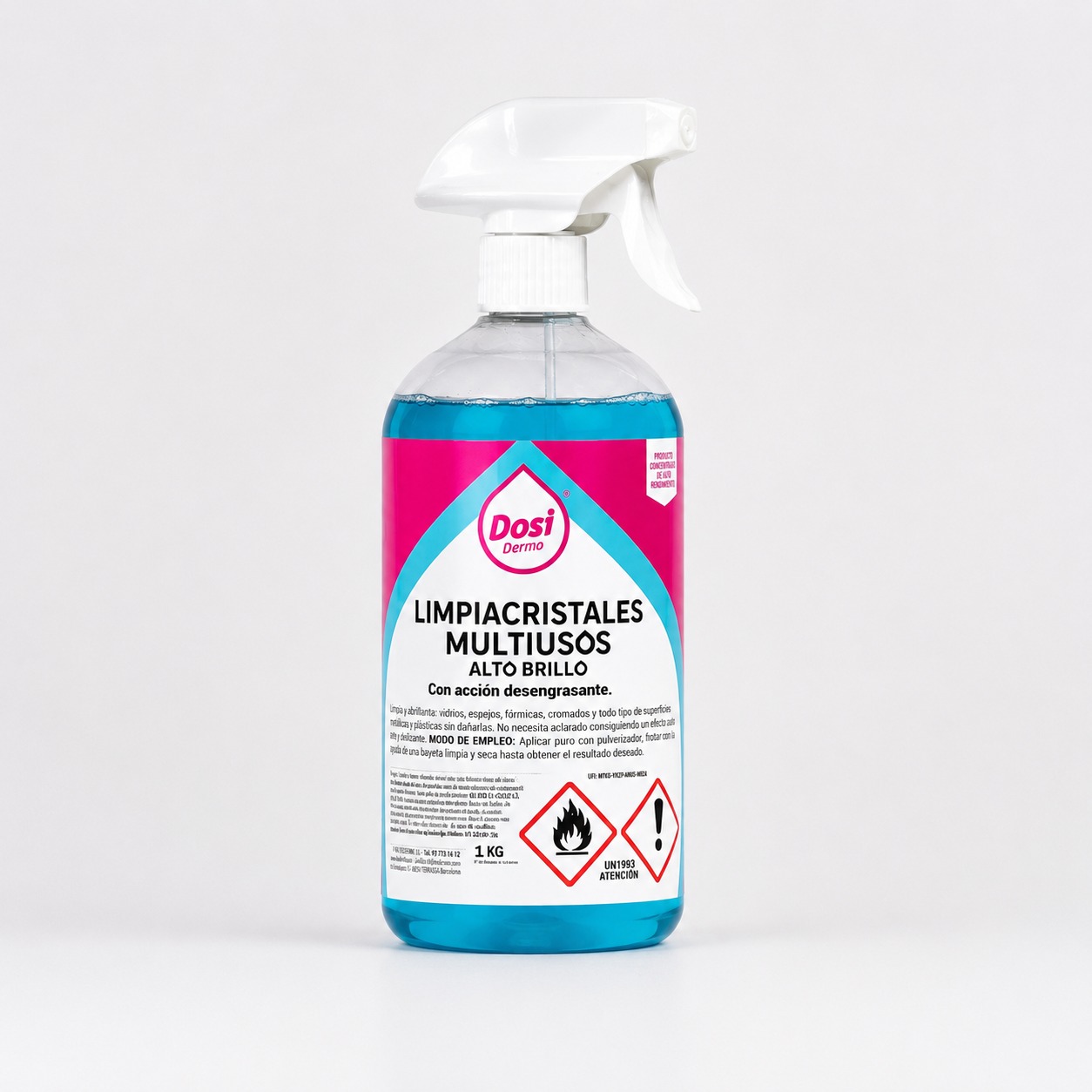 Limpiacristales multiusos desengrasante 1 KG